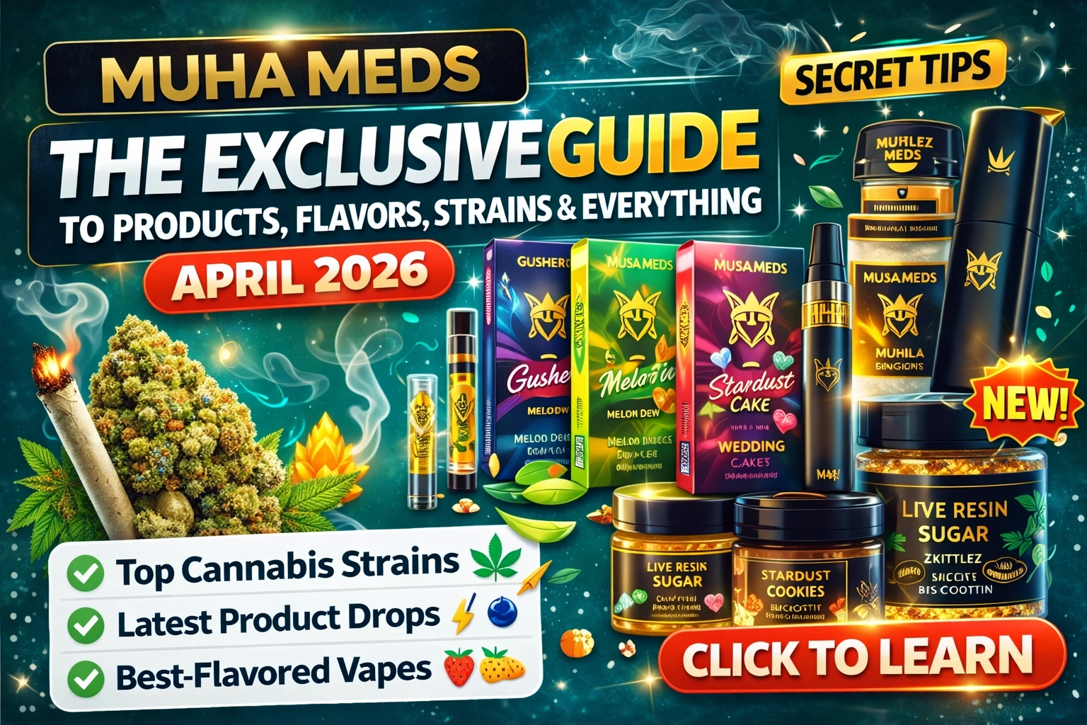 Muha Den Muha Meds: The Exclusive Guide to Products, Flavors, Strains ...